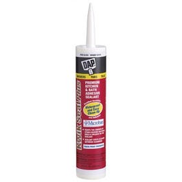 10.1-oz. Kwik Seal Plus White Kitchen Bath Microban Caulk Online Sale