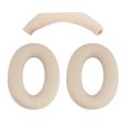 1 Pair Silicone Earmuff Cushion Replacement with 1 Headband Cover for Sony WH-CH720N Headphone Fashion