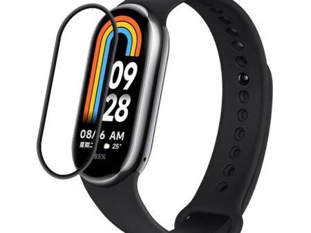 RURIHAI For Xiaomi Smart Band 8 Screen Protector PMMA 3D Curved Full Glue Watch Screen Film For Discount