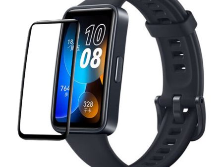 RURIHAI Screen Protector For Huawei Band 8 , Anti-Scratch PMMA 3D Curved Full Glue Watch Screen Film Online