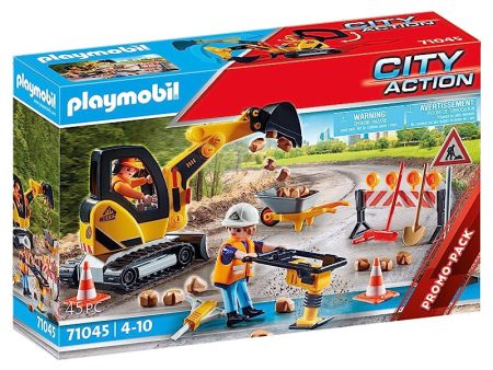 Playmobil 71045 City Action, Construcción de Carreteras, a Partir de 4 años Embalaje Muy Deteriorado Online Hot Sale