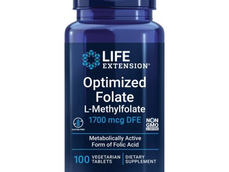 Life Extension Europe - Optimized Folate L-Methylfolate Tablets, 1000 mcg - 100 comprimidos Online