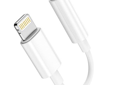 【Apple MFi Certified】 Adaptador de Auriculares para iPhone, Lightning a 3, 5mm Convertidor de Divisor de Audio AUX Auricular Adaptador Compatible con iPhone 13 12 11 X 8 7 Compatible con Todos los iOS Reacondicionado Fashion